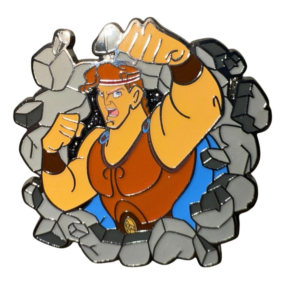 Hercules Rock Frame Portrait BoxLunch Disney Pin Classic Licensed zero to hero